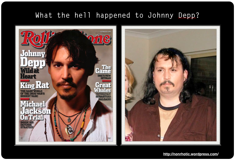 Person Johnny Depp. Right click for SmartMenu shortcuts